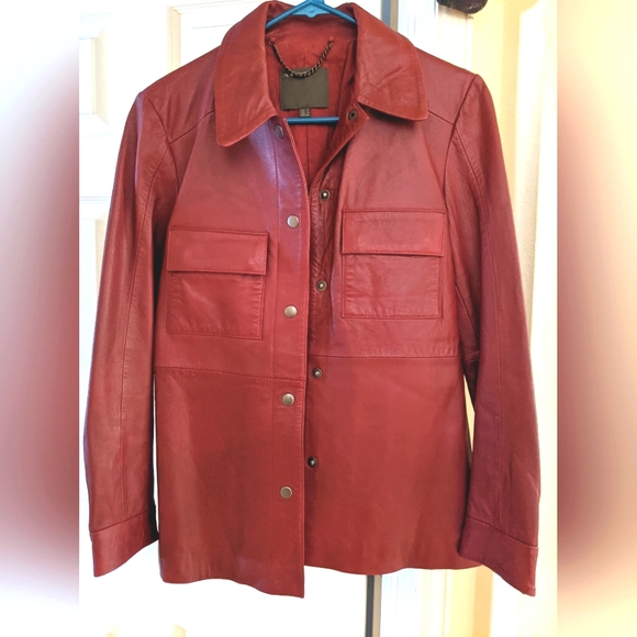 NWOT leather jacket - Muubaa - size 4 impeccable condition - Picture 4 of 13